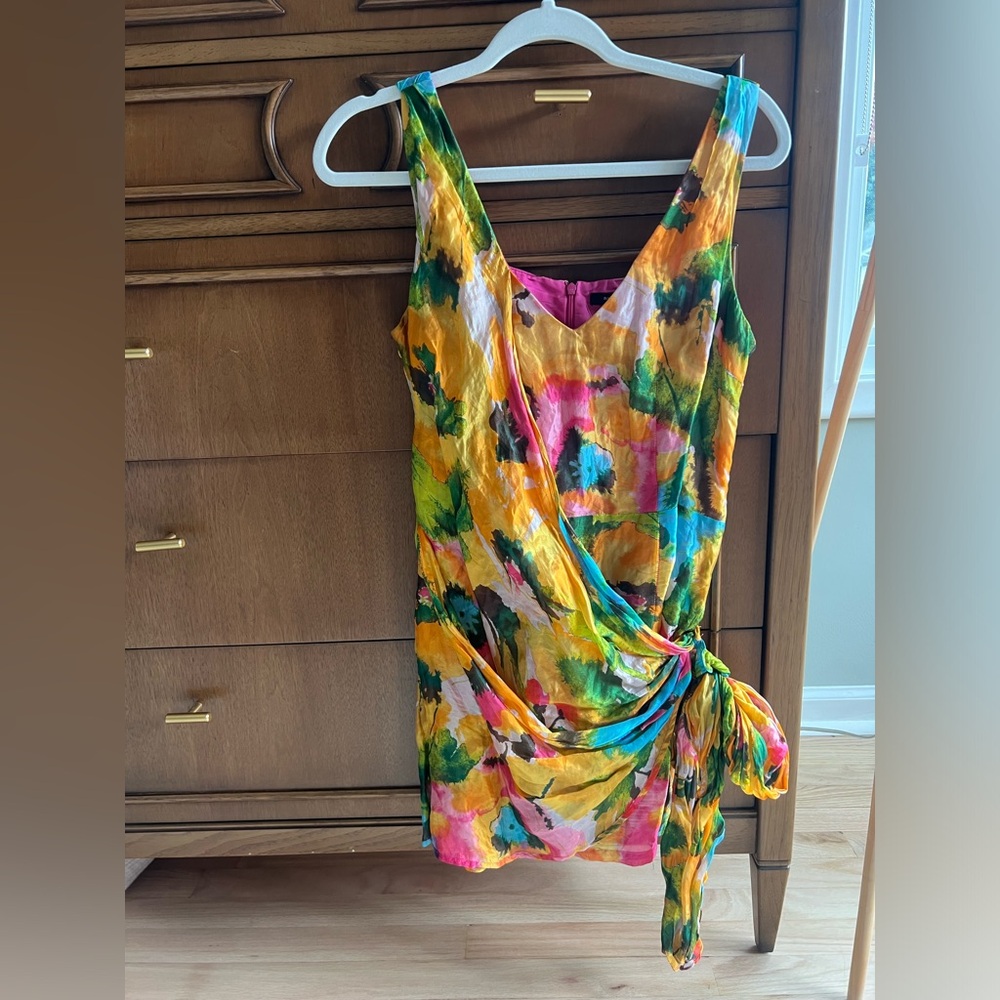 Nanette Lepore vintage silk mini dress